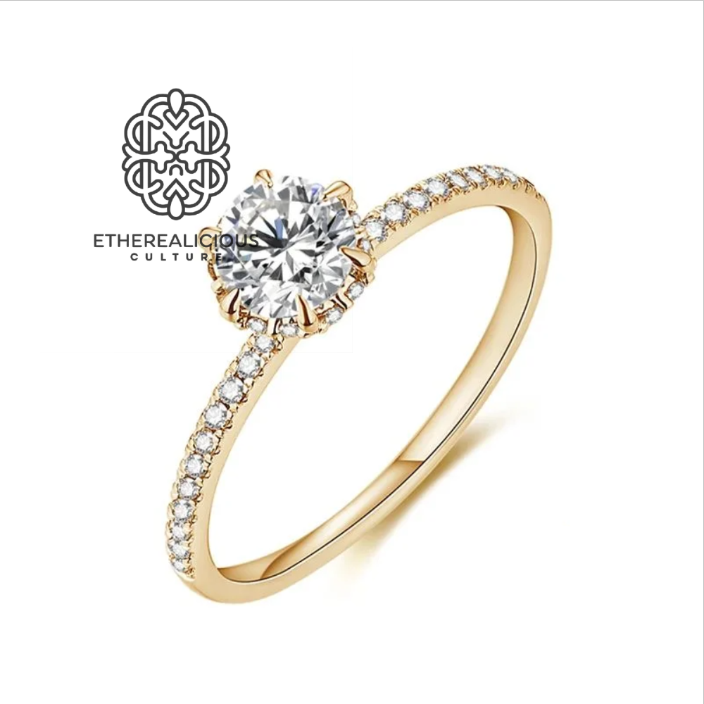 LUNAR EMBRACE - ENGAGEMENT RING