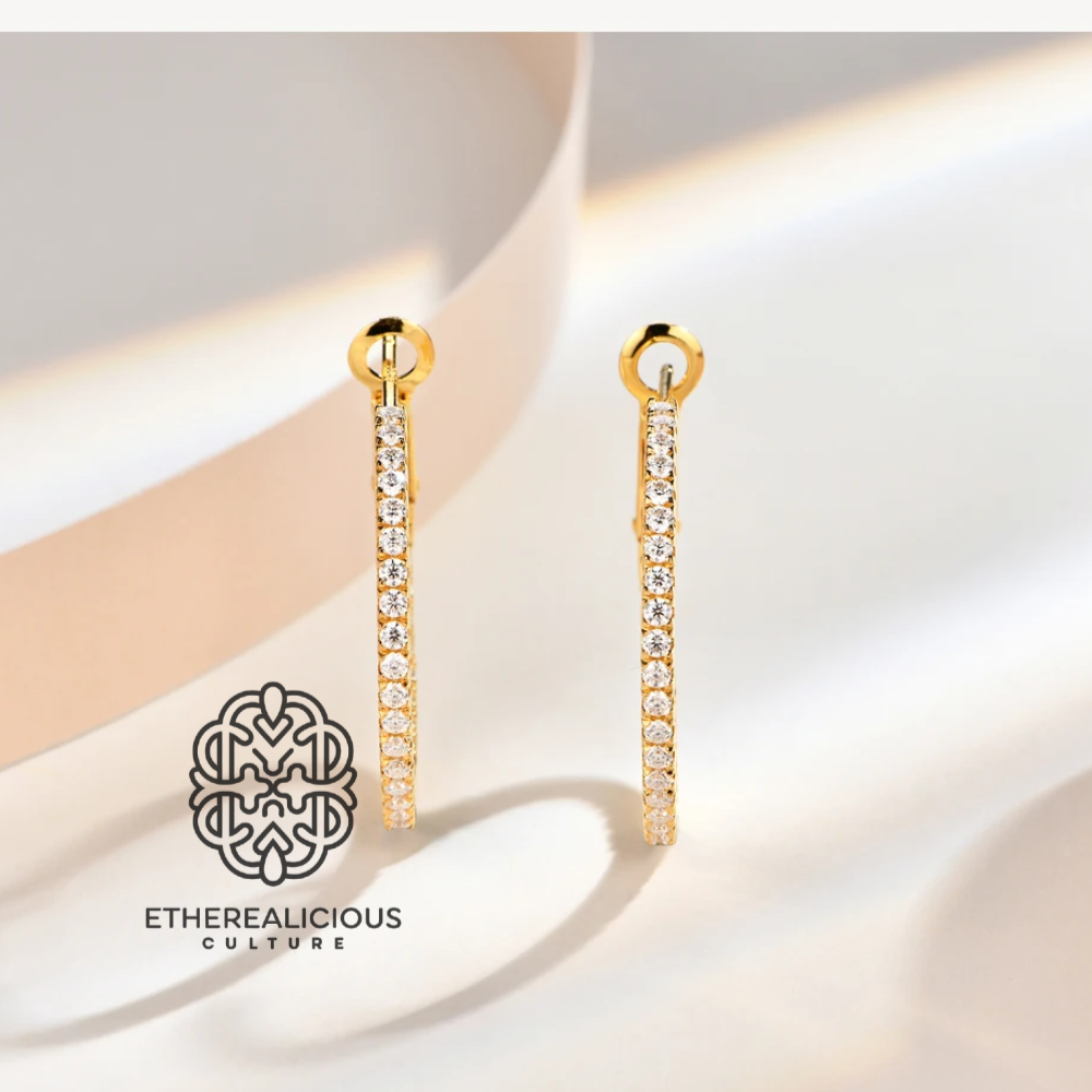 STELLAR RADIANCE - HOOP EARRING