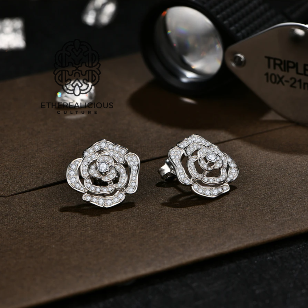 ROSE'S BLOOM - STUD EARRING