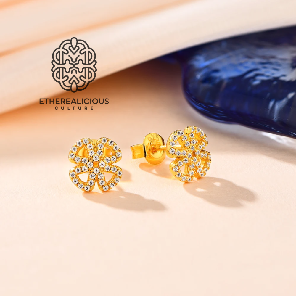 ORCHID'S KISS - STUD EARRING