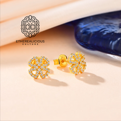 ORCHID'S KISS - STUD EARRING