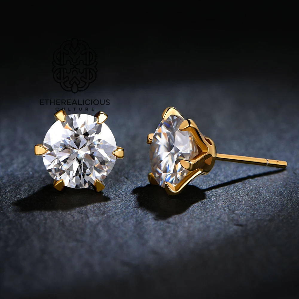 STARDUST SYMPHONY - ROUND STUDS EARRING