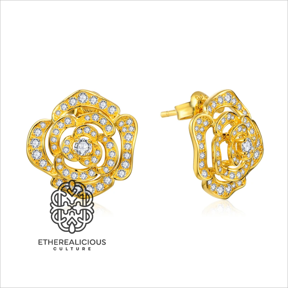 ROSE'S BLOOM - STUD EARRING